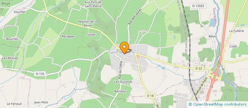 localisation de l'entreprise LE GOUJON DE MARCENAIS  MARCENAIS