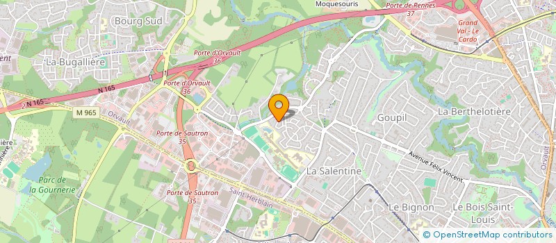 localisation de l'entreprise LE GOUJON ORVALTAIS à ORVAULT