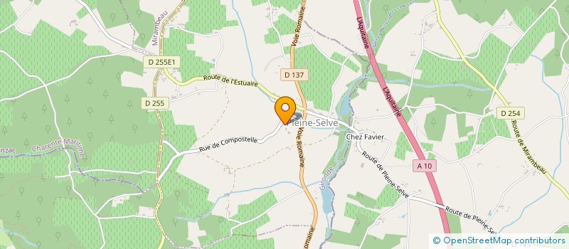 localisation de l'entreprise LE GOUJON SAINT AUBINOIS ET DE HAUTE GIRONDE  SAINT-AUBIN-DE-BLAYE