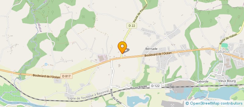 localisation de l'entreprise LE GOULVEN MENUISERIE  LABATUT