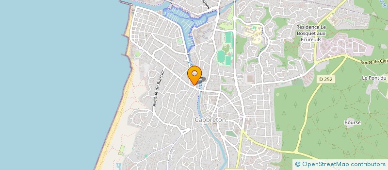 localisation de l'entreprise LE GOULVEN MENUISERIE - AGENCE COTE LANDAISE  CAPBRETON