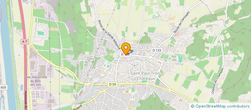 localisation de l'entreprise LE GOUNOD  SAINT-PAUL-TROIS-CHATEAUX