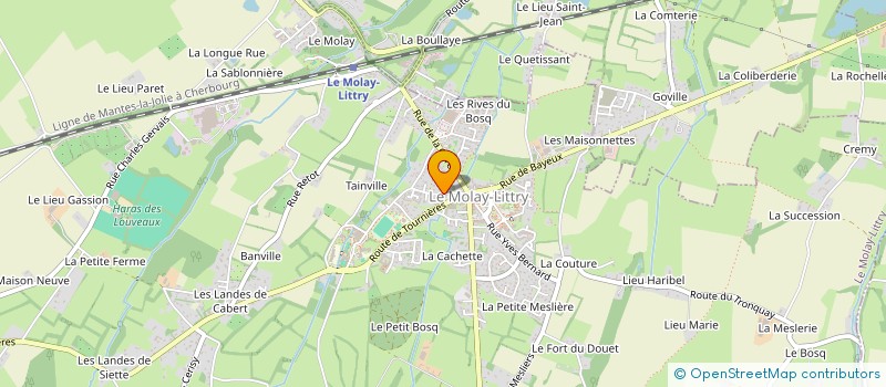 localisation de l'entreprise LE GOUPIL L. ET PHILIPPE R.  LE BREUIL-EN-BESSIN