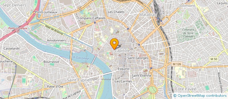 localisation de l'entreprise LE GOURMAND  TOULOUSE