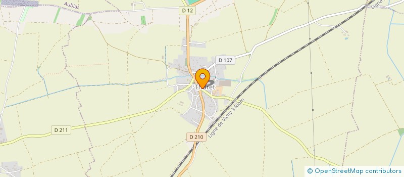 localisation de l'entreprise LE GOURMAND DES VOLCANS  THURET