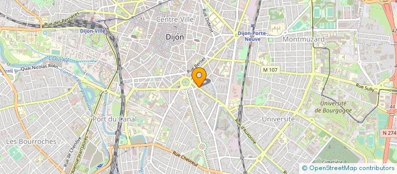 localisation de l'entreprise LE GOURMANDIN à DIJON