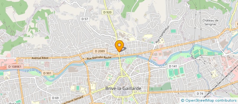 localisation de l'entreprise LE GOURMET à BRIVE-LA-GAILLARDE