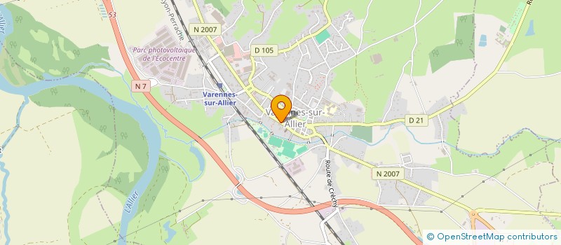 localisation de l'entreprise LE GOURMET à VARENNES-SUR-ALLIER