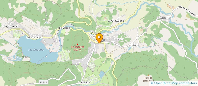 localisation de l'entreprise LE GOURMET AUVERGNAT à MUROL