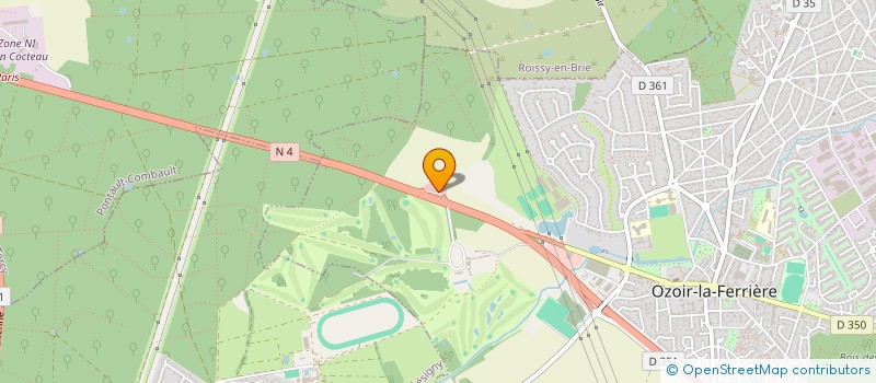 localisation de l'entreprise LE GOURMET CLUB  OZOIR-LA-FERRIERE