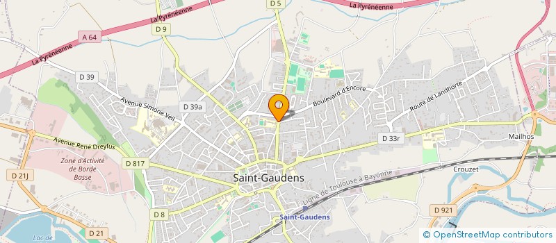 localisation de l'entreprise LE GOURMET COMMINGEOIS  SAINT-GAUDENS