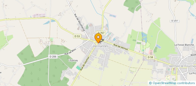 localisation de l'entreprise LE-GOURMET-RESTO-BAR à VERNANTES
