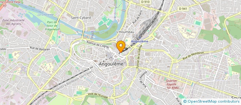 localisation de l'entreprise LE GOURMET ROYAL à ANGOULEME
