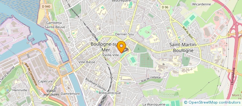 localisation de l'entreprise LE GOUT D'LA ZIK à BOULOGNE-SUR-MER