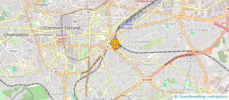 localisation de l'entreprise LE GOUT DE CA  CLERMONT FERRAND