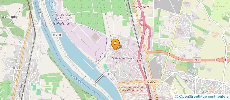 localisation de l'entreprise LE GOUT DE L'EVENEMENT  BOURG-LES-VALENCE