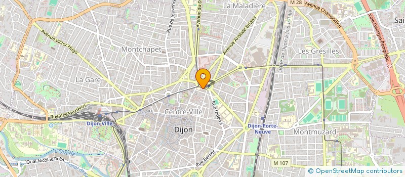 localisation de l'entreprise LE GOUT DE LA RUE  DIJON