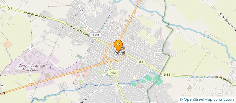 localisation de l'entreprise LE GOUT DE VIVRE à REVEL
