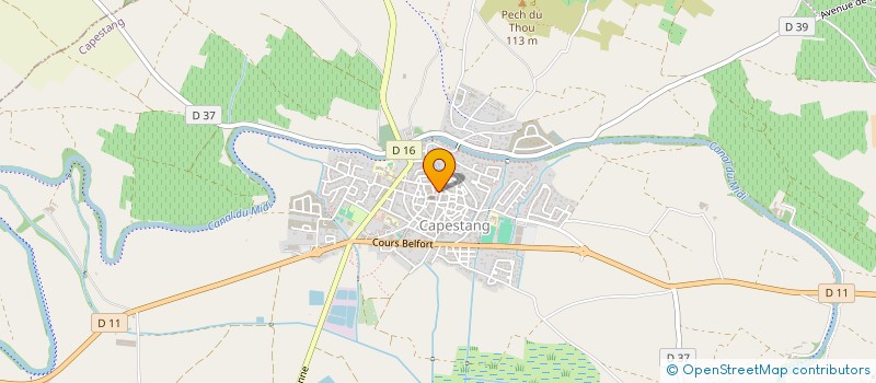 localisation de l'entreprise LE GOUT DES AUTRES  CAPESTANG