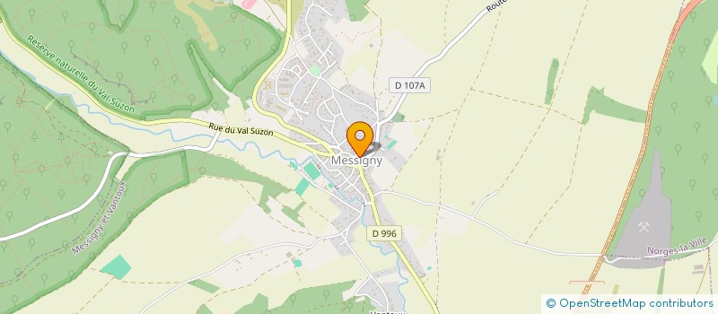 localisation de l'entreprise LE GOUT DES AUTRES  MESSIGNY-ET-VANTOUX