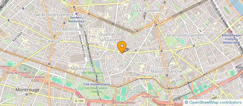 localisation de l'entreprise LE GOUT DES CROISSANTS  PARIS
