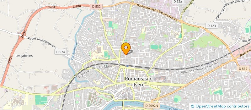 localisation de l'entreprise LE GOUT DES REGIONS  ROMANS-SUR-ISERE