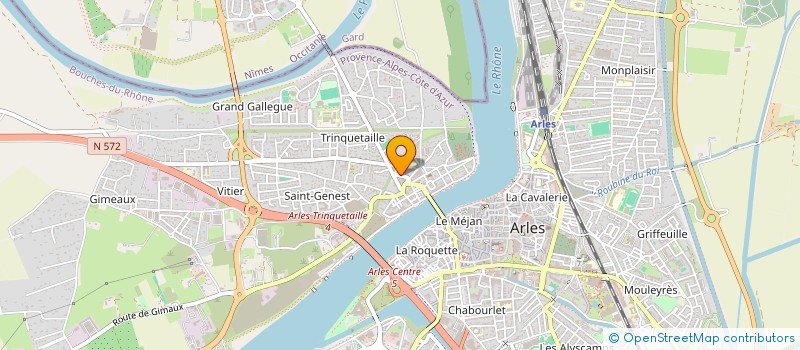 localisation de l'entreprise LE GOUT DU BONHEUR à ARLES