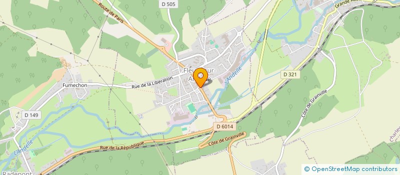 localisation de l'entreprise LE GOUT DU BONHEUR  FLEURY-SUR-ANDELLE