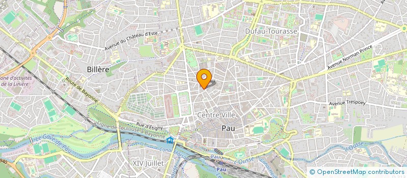 localisation de l'entreprise LE GOUT DU BONHEUR à PAU