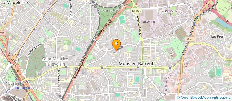 localisation de l'entreprise LE GOUT DU CHIFFRE  MONS-EN-BARUL