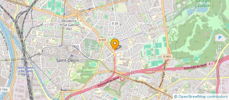 localisation de l'entreprise LE GOUT DU PAIN à SAINT-DENIS