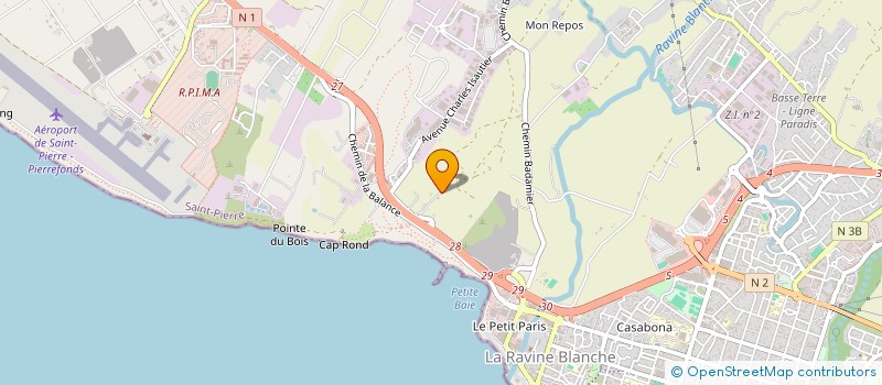 localisation de l'entreprise LE GOUT KREOL à SAINT-PIERRE