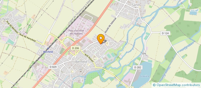 localisation de l'entreprise LE GOUT RAFFINE  BENFELD