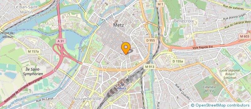localisation de l'entreprise LE GOUTEUR CHAUVE à METZ