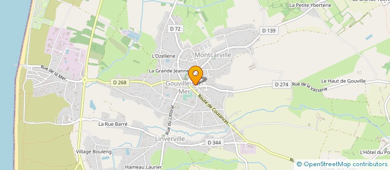 localisation de l'entreprise LE GOUVILLAIS  GOUVILLE-SUR-MER