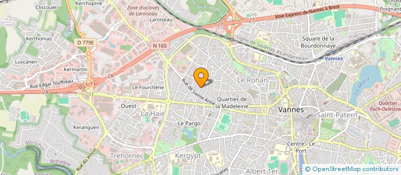 localisation de l'entreprise LE GOUX BUREL à VANNES