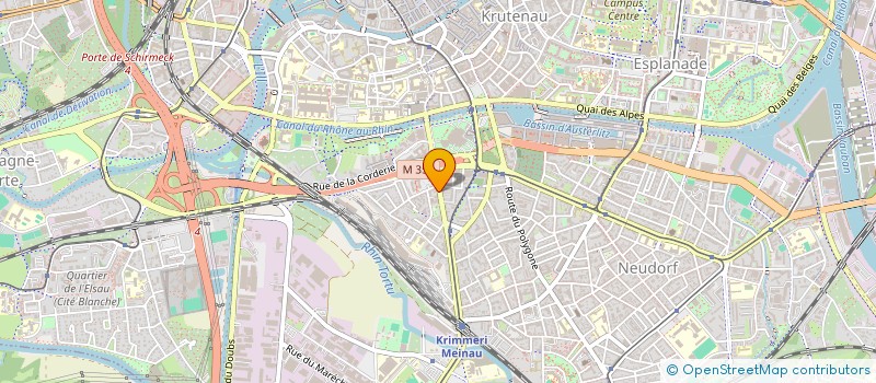 localisation de l'entreprise LE GRAAAL à STRASBOURG
