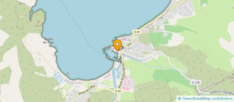 localisation de l'entreprise LE GRAAL à SAINT-FLORENT