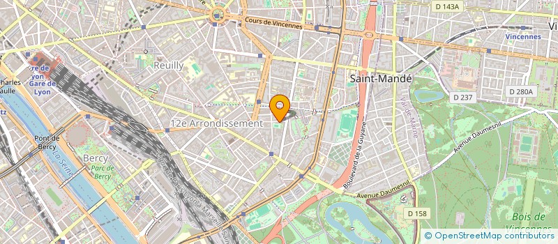 localisation de l'entreprise LE GRAIN à PARIS