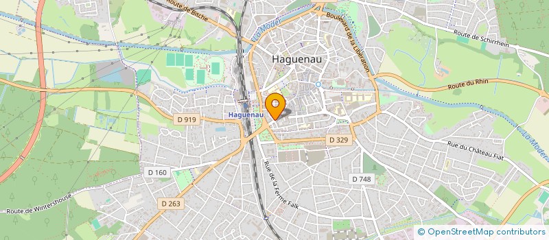 localisation de l'entreprise LE GRAIN D'CAFE à HAGUENAU