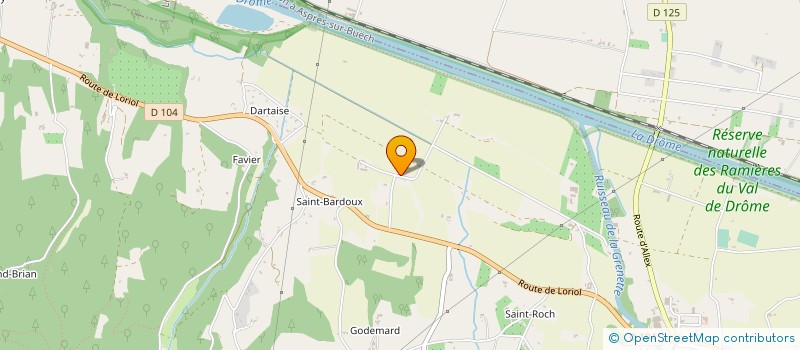 localisation de l'entreprise LE GRAIN D'ORGE  GRANE