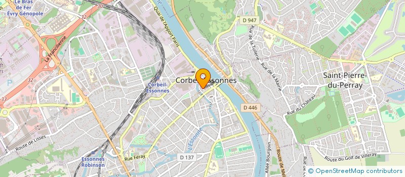 localisation de l'entreprise LE GRAIN DE BEAUTE à CORBEIL-ESSONNES