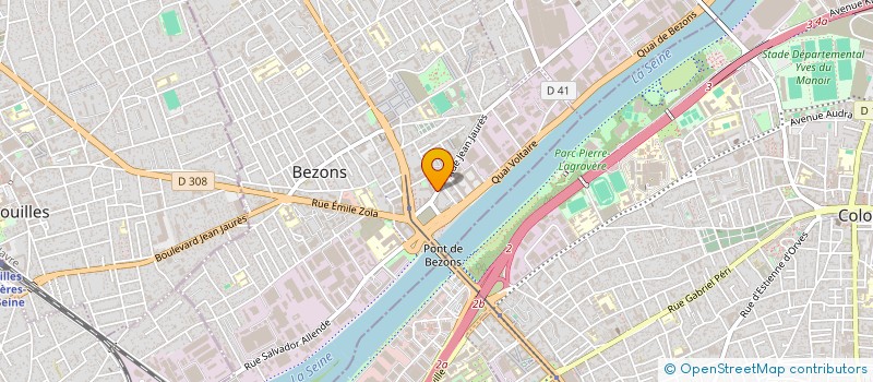 localisation de l'entreprise LE GRAIN DE BLE à BEZONS