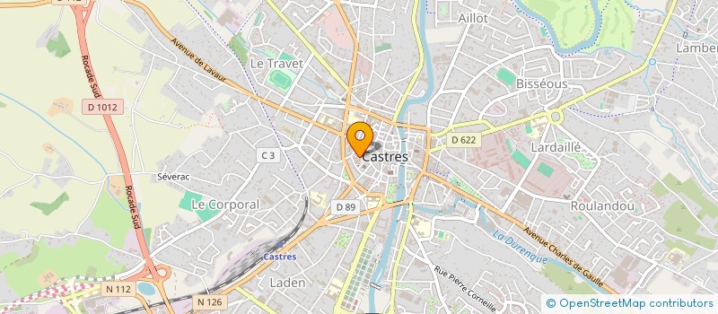 localisation de l'entreprise LE GRAIN DE CAFE  CASTRES