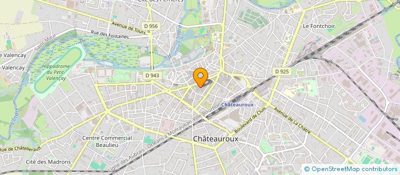 localisation de l'entreprise LE GRAIN DE CAFE à CHATEAUROUX