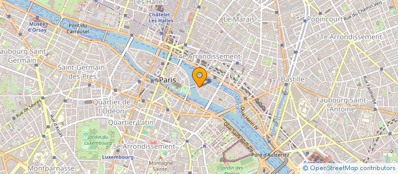 localisation de l'entreprise LE GRAIN DE SABLE à PARIS