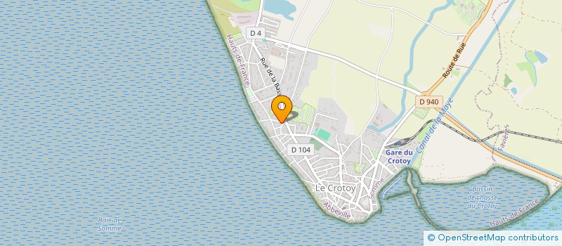 localisation de l'entreprise LE GRAIN DE SABLE à LE CROTOY