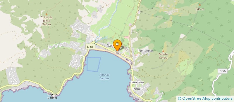 localisation de l'entreprise LE GRAIN DE SABLE à VICO