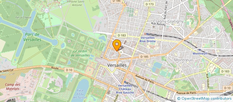 localisation de l'entreprise LE GRAIN DE SEL à VERSAILLES