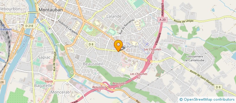 localisation de l'entreprise LE GRAIN INFORMATIQUE  MONTAUBAN